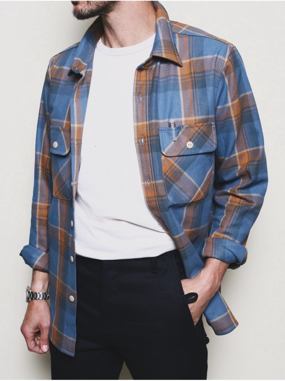 Rogue Territory Sunrise plaid Field Shirt